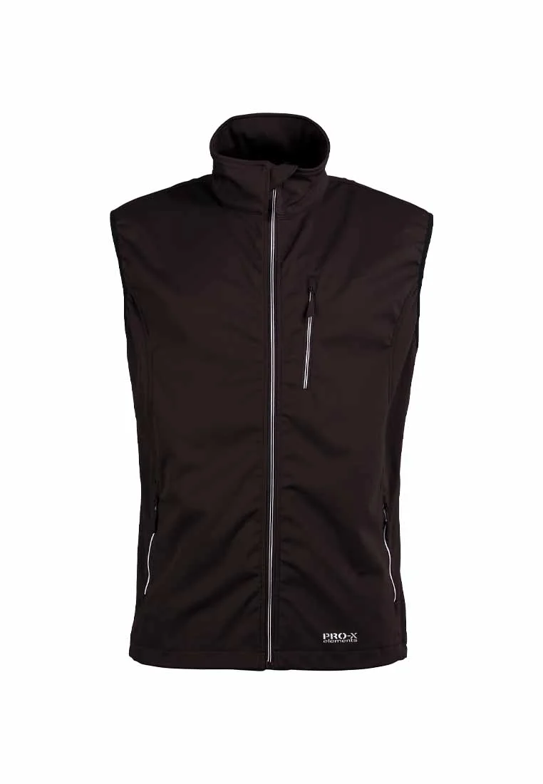 Pro X Herren Softshellweste Mateo 2722 schwarz