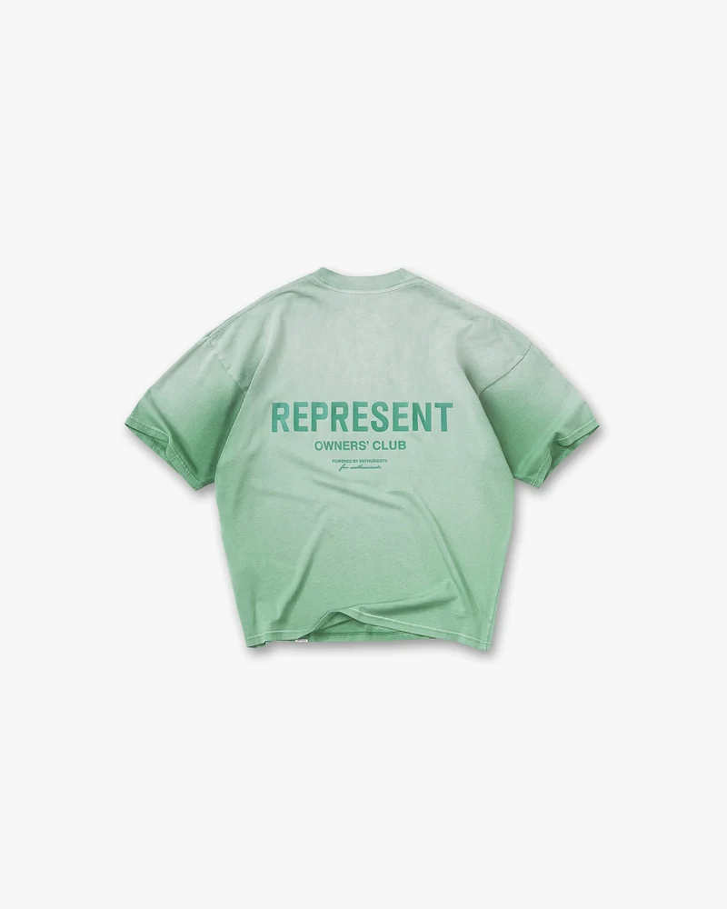 Represent Owners Club T-Shirt - Washed Aloe