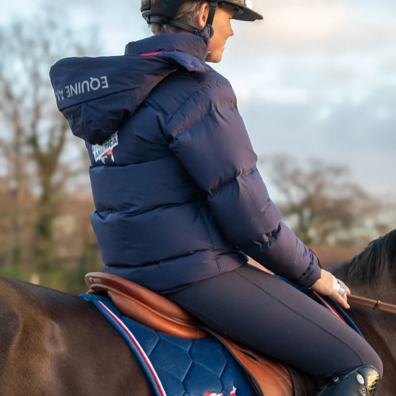 Equine America Puffa-Jacke für Damen