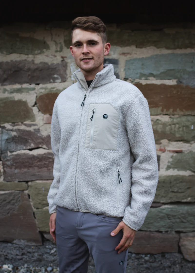 MS Teddyjacke Beige Unisex