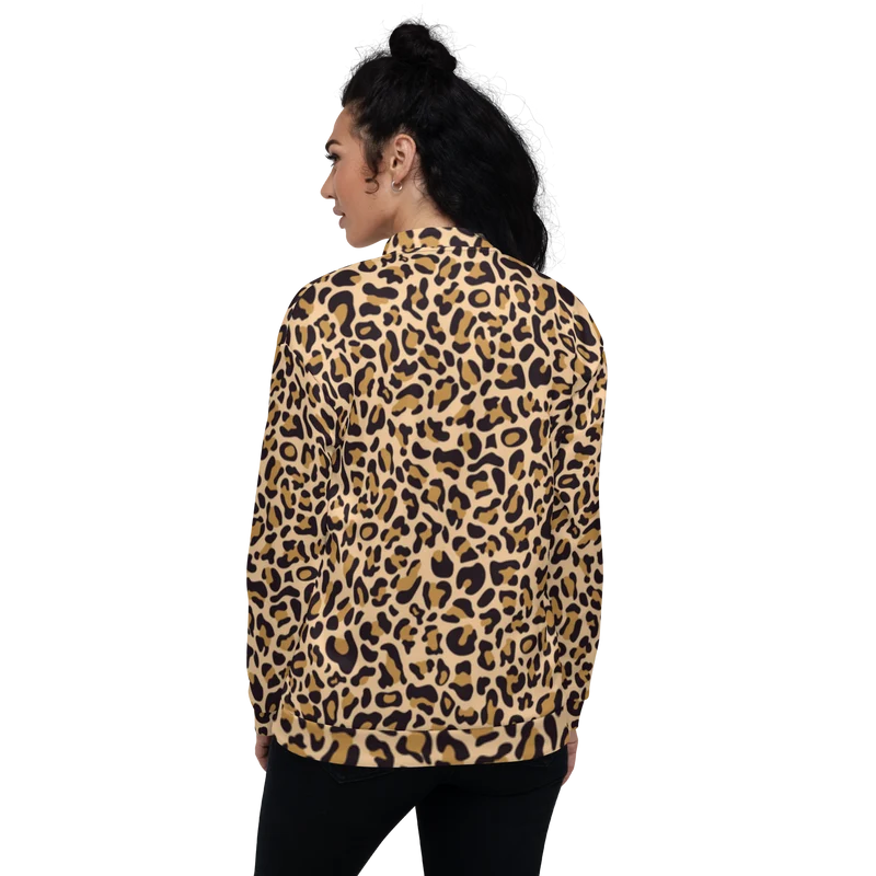 Bomberjacke Damen - Leopard