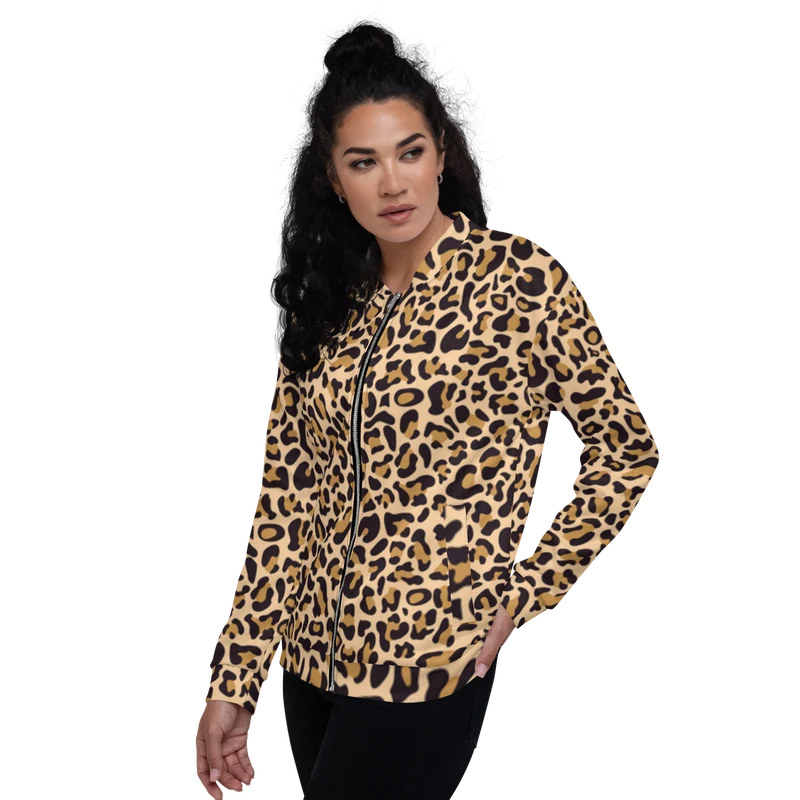 Bomberjacke Damen - Leopard