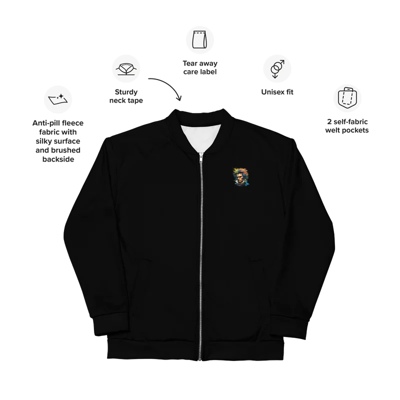 Bomberjacke Herren - Beethoven, Ode an die Freude