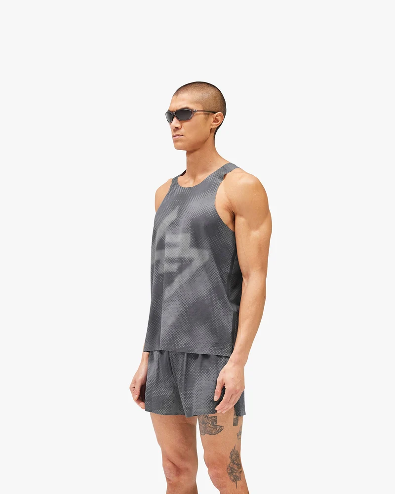 247 Ultra Singlet - Black Fade Out
