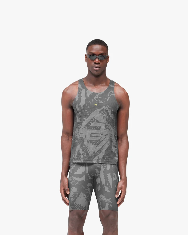247 London Singlet - Vintage Grey