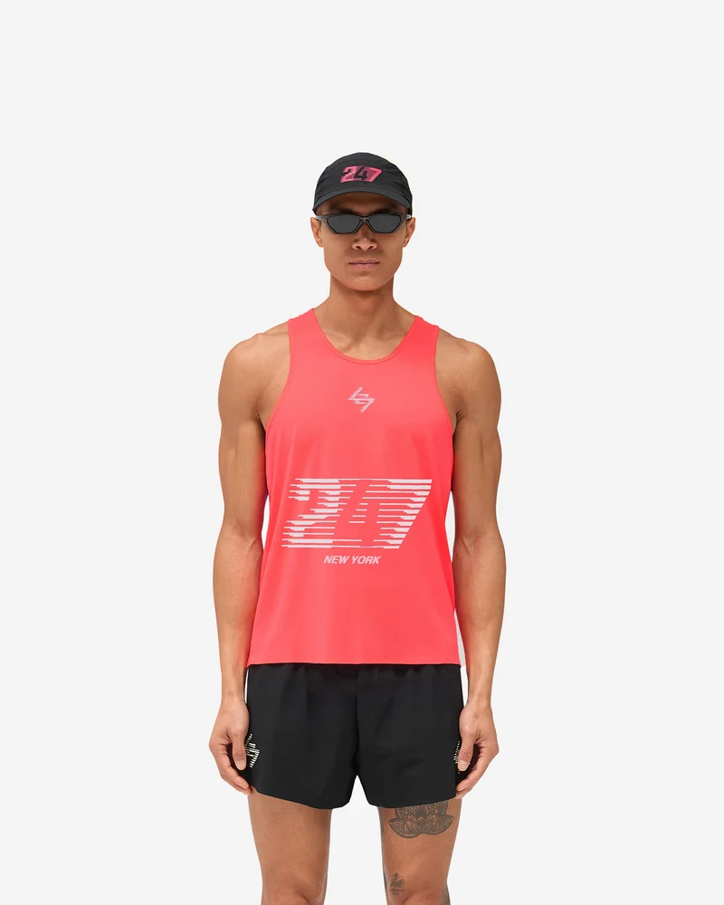 247 New York Singlet - Pink