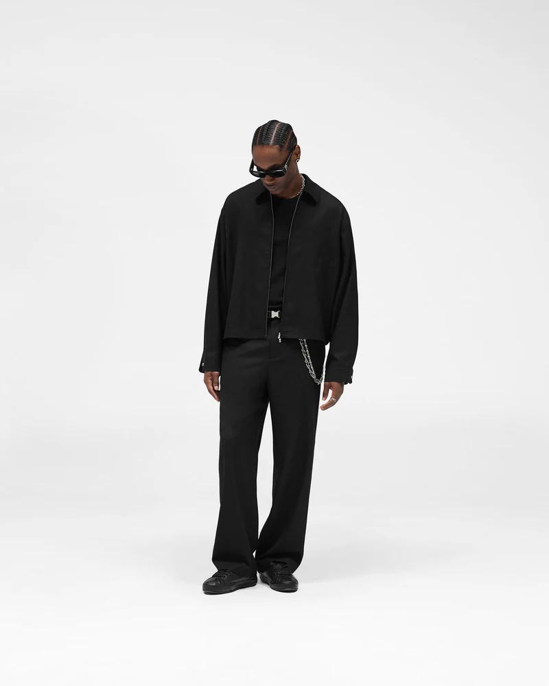 Wool Pant - Jet Black