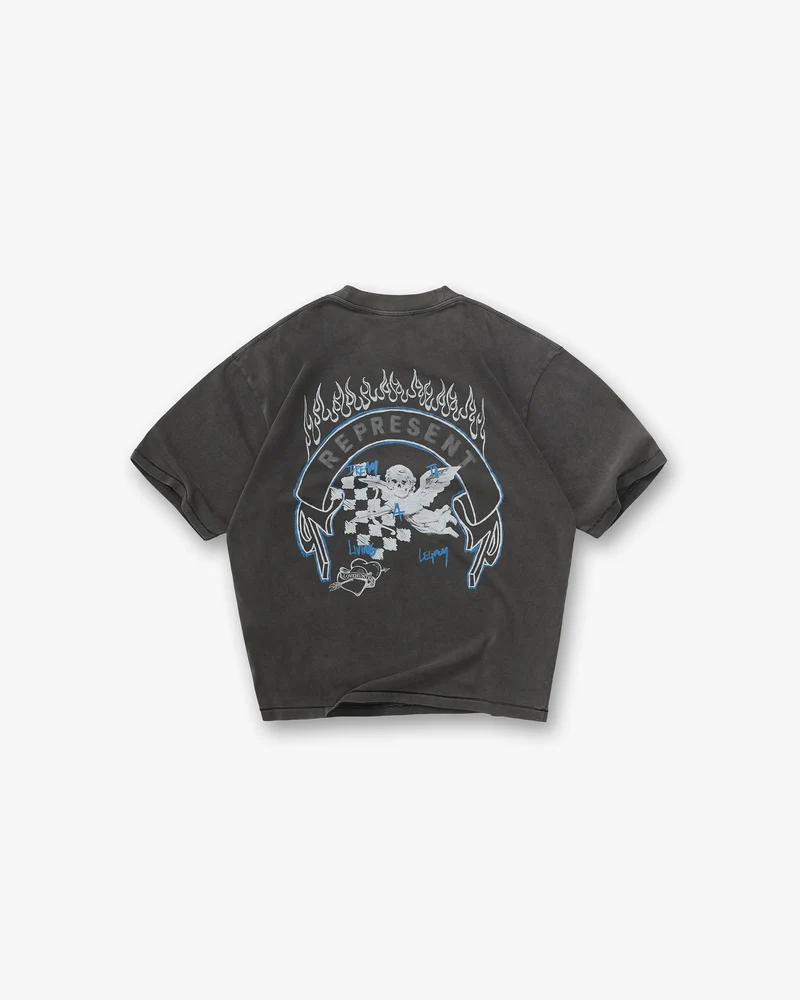 Flannels Legacy Banner T-Shirt - Vintage Grey