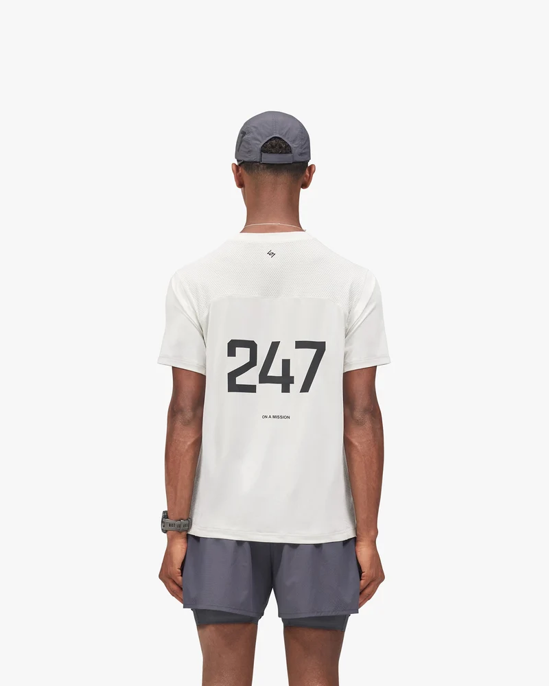 247 Numbers T-Shirt - Flat White