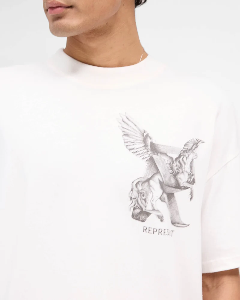 Elegance In Motion T-Shirt - Flat White