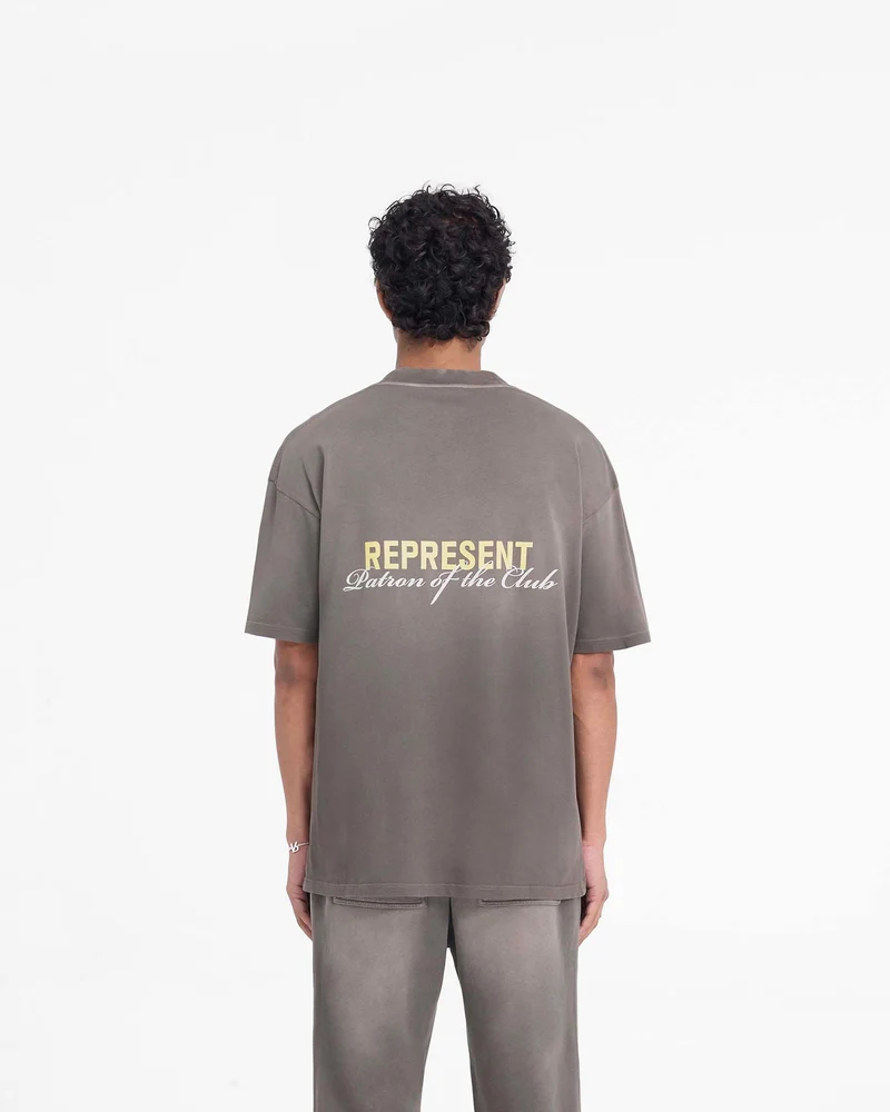 Patron Of The Club T-Shirt - Washed Olive