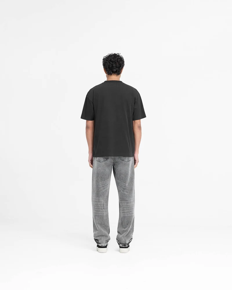Serif Logo T-Shirt - Jet Black