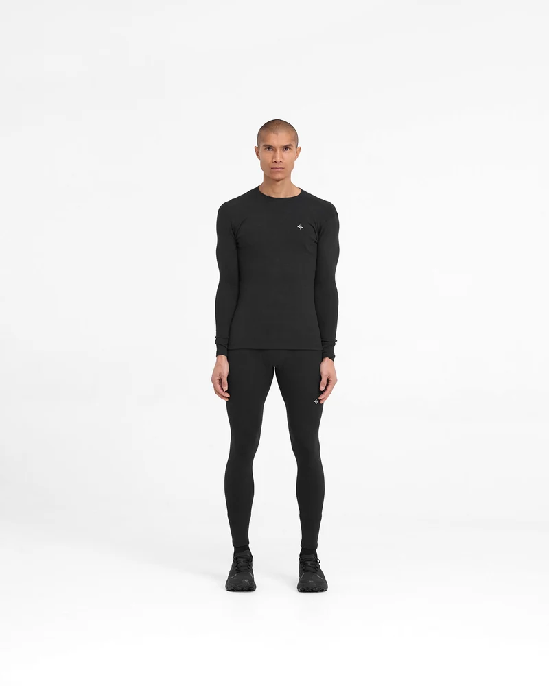 247 Ribbed Legging - Black