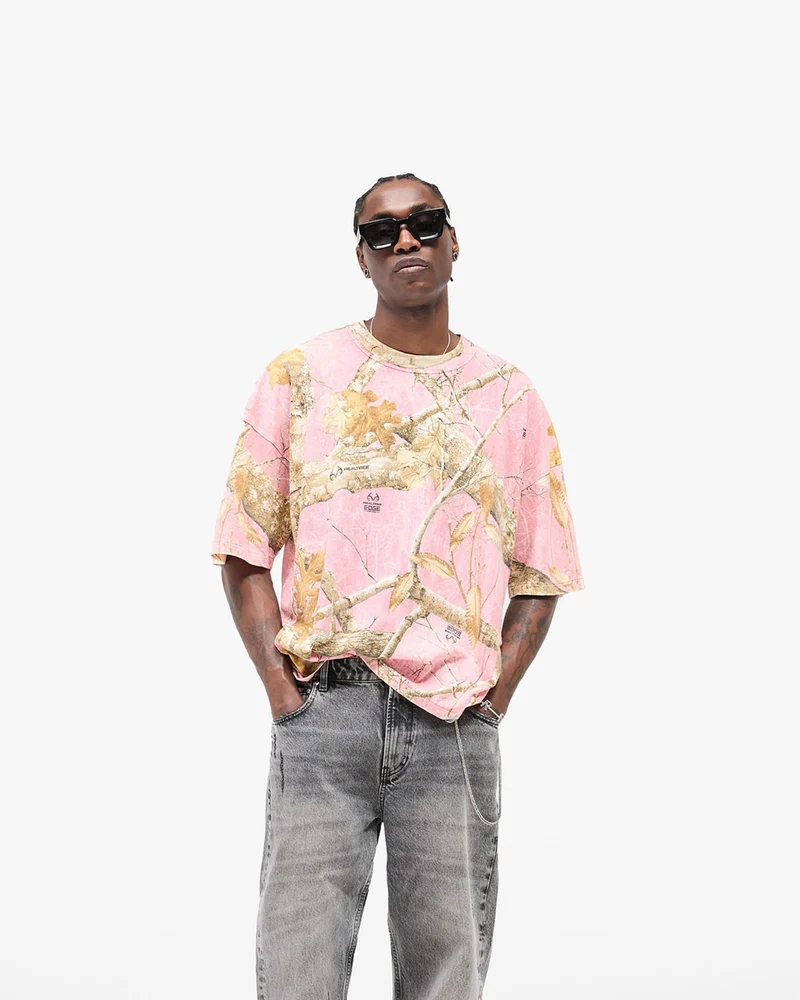 Realtree® T-Shirt - Washed Pink Camo