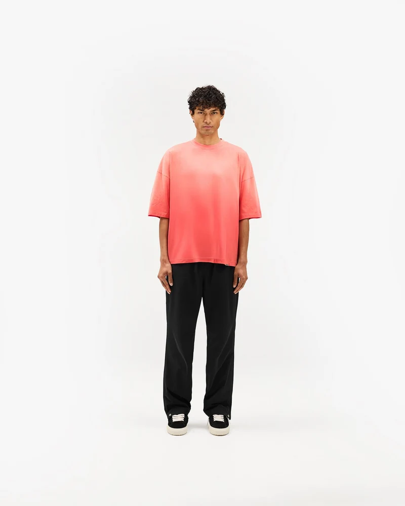 Initial Boxy T-Shirt - Vintage Red