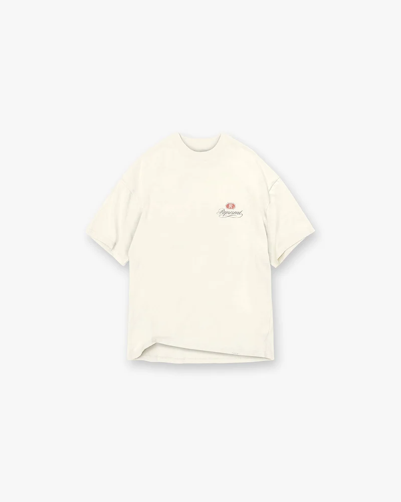 Grand Vintage Hand Drawn T-Shirt - Aged White