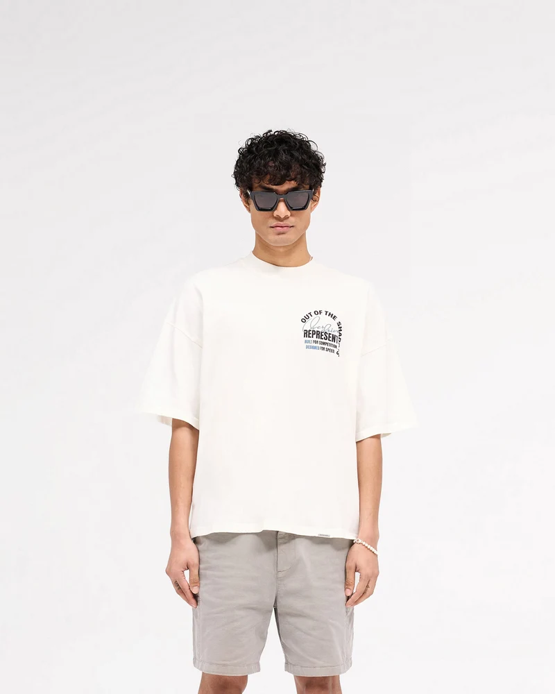 Out Of The Shadows T-Shirt - Flat White