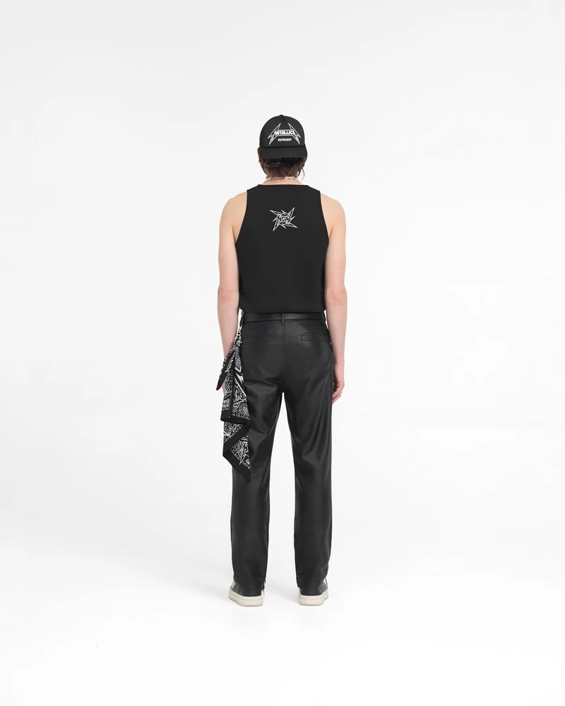 Represent X Metallica Local Crew Vest - Jet Black