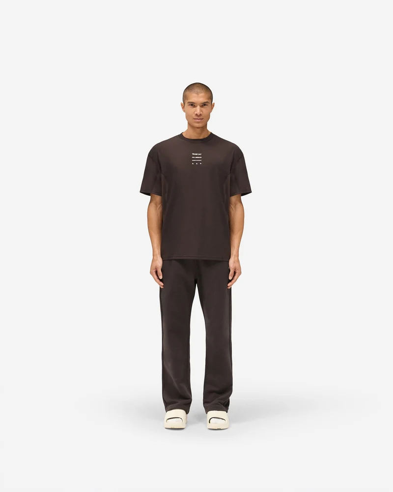 247 Straight Leg Jogger - Chocolate