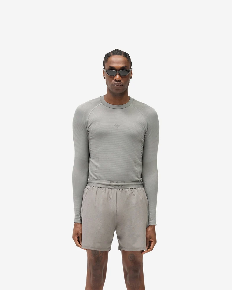247 Uprising Long Sleeve Seamless T-Shirt - Steel