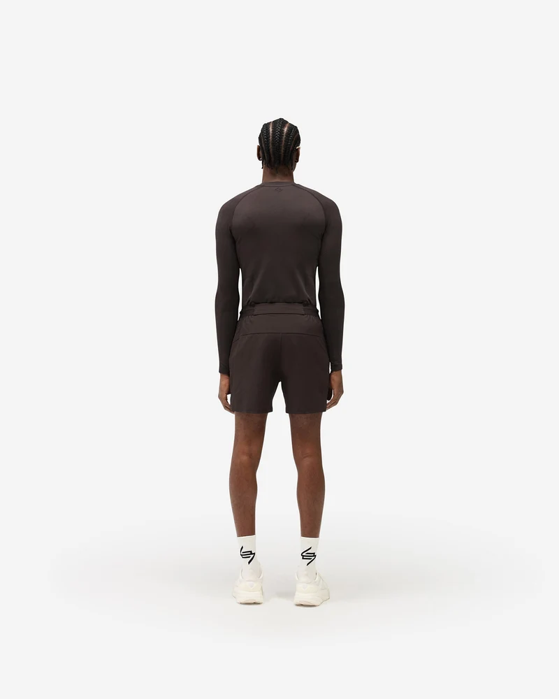 247 Uprising Long Sleeve Seamless T-Shirt - Chocolate