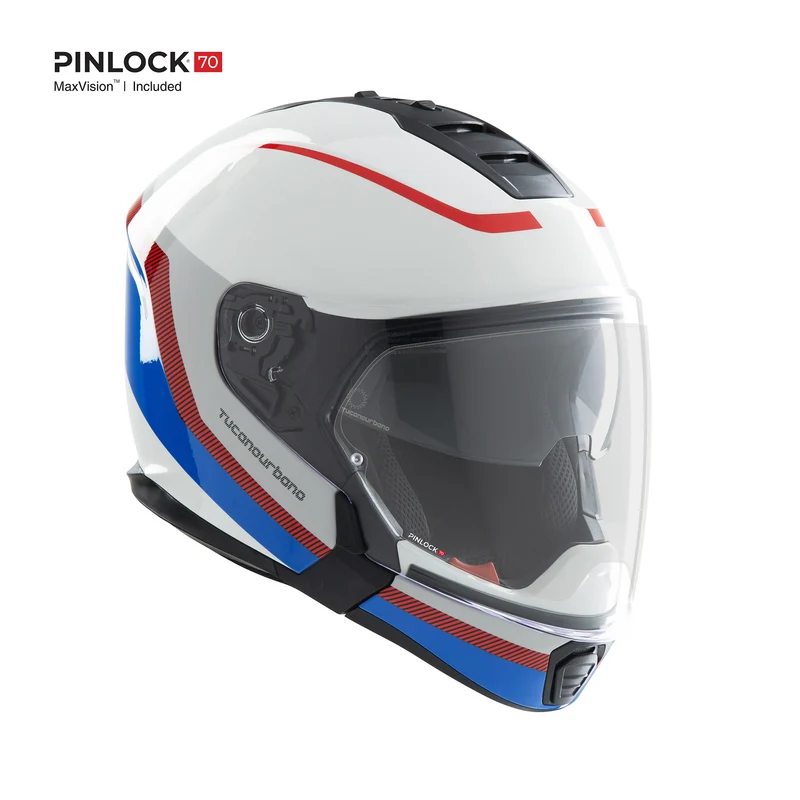VISIERA ESTERNA TRASPARENTE con PREDISP. PINLOCK® - CASCO HYPERLINK