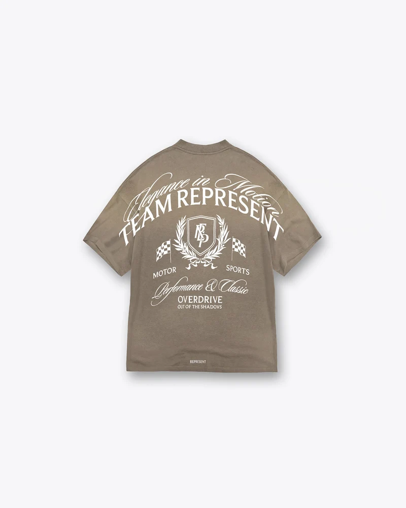 Crest T-Shirt - Dark Taupe
