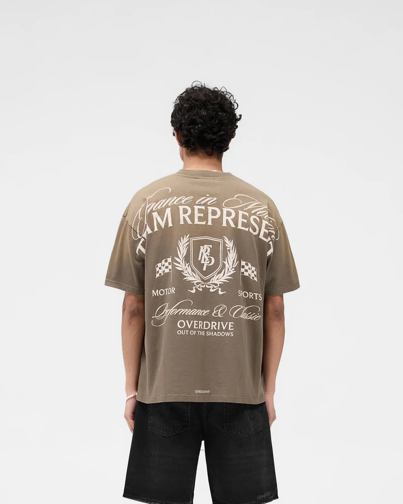 Crest T-Shirt - Dark Taupe