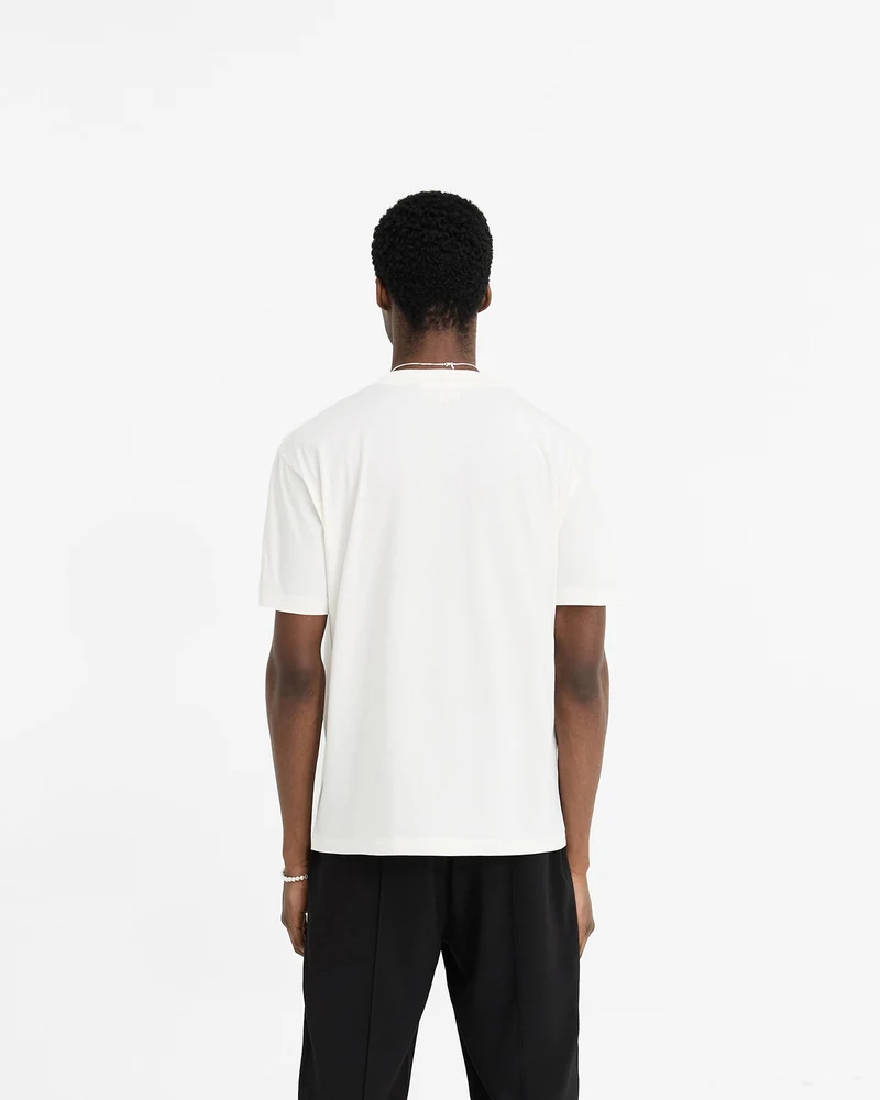 Initial T-Shirt - Flat White