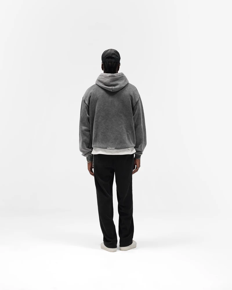 Ribbed Hybrid Pant - Washed Black