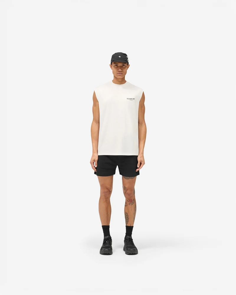 Team 247 Oversized Tank - Flat White