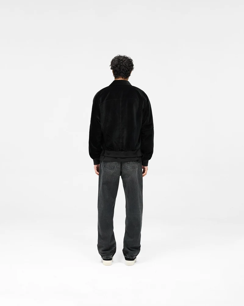 Bordeaux Brushed Jacket - Black
