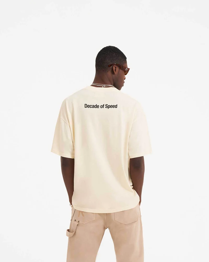 Decade Of Speed T-Shirt - Cream
