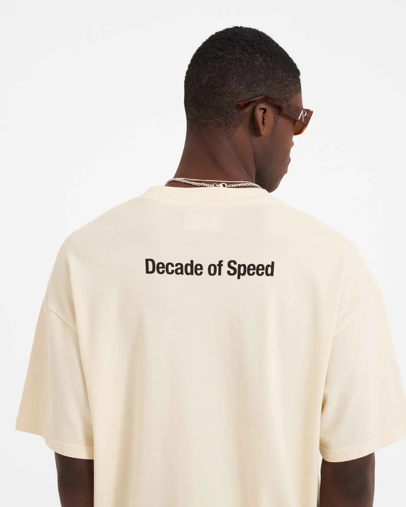 Decade Of Speed T-Shirt - Cream