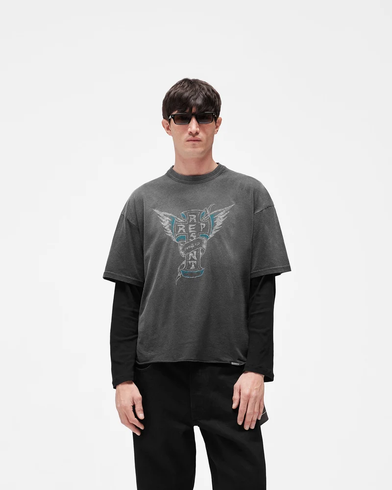 Westside T-Shirt - Stained Black