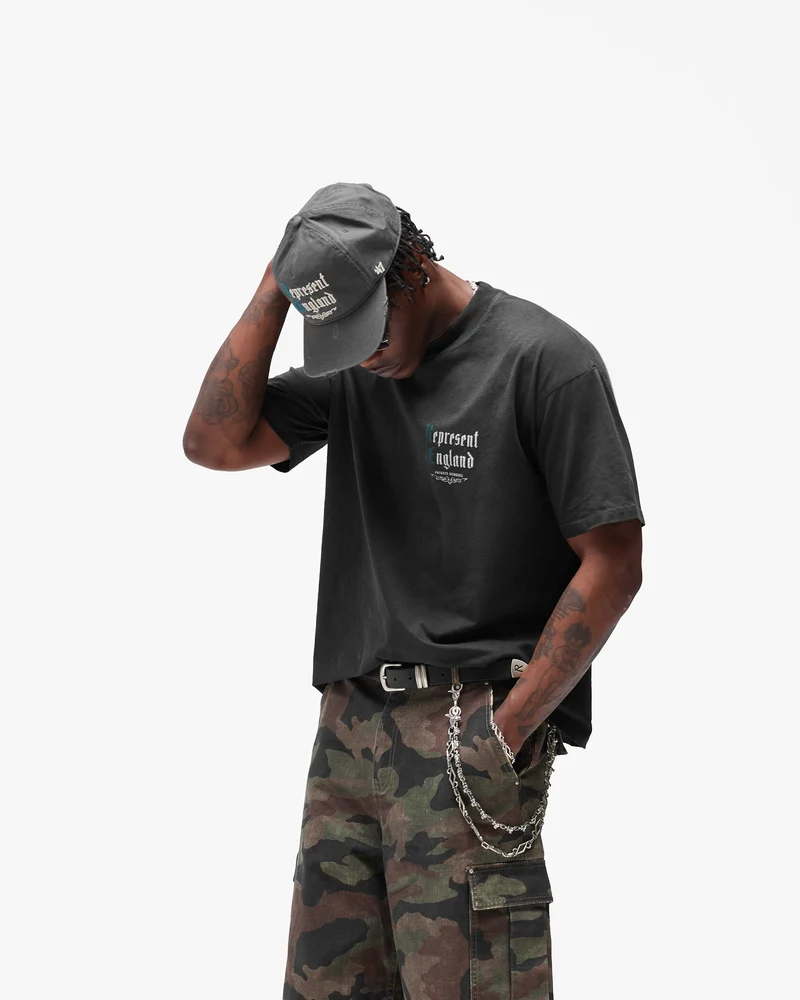 Private Members T-Shirt - Stained Black