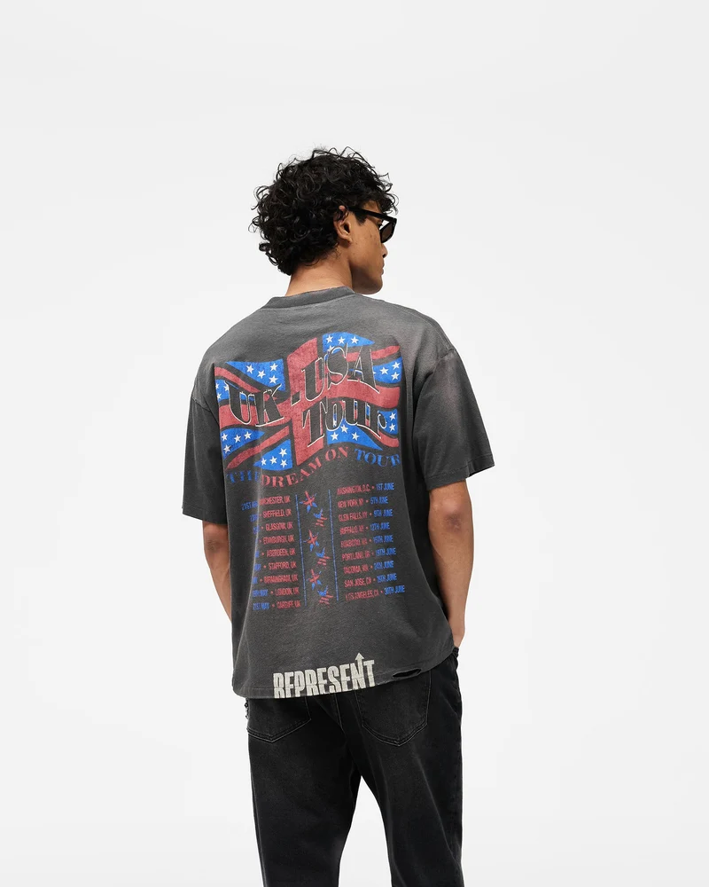 Dream On Tour T-Shirt - Sun Fade Grey