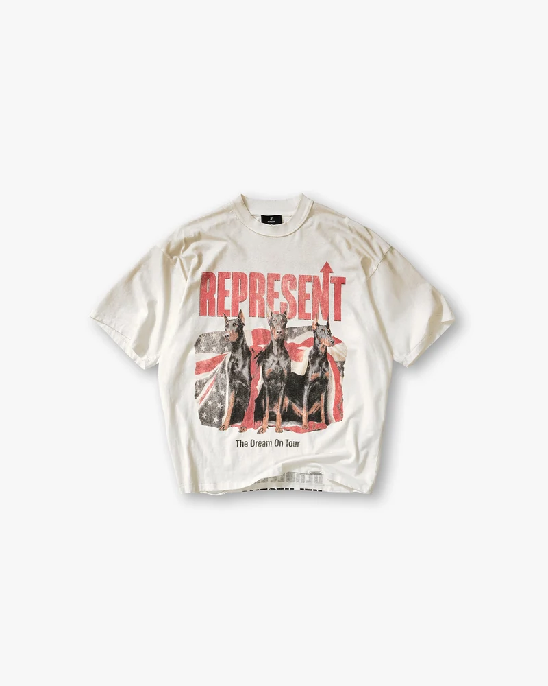 Dream On Tour T-Shirt - Washed Ecru