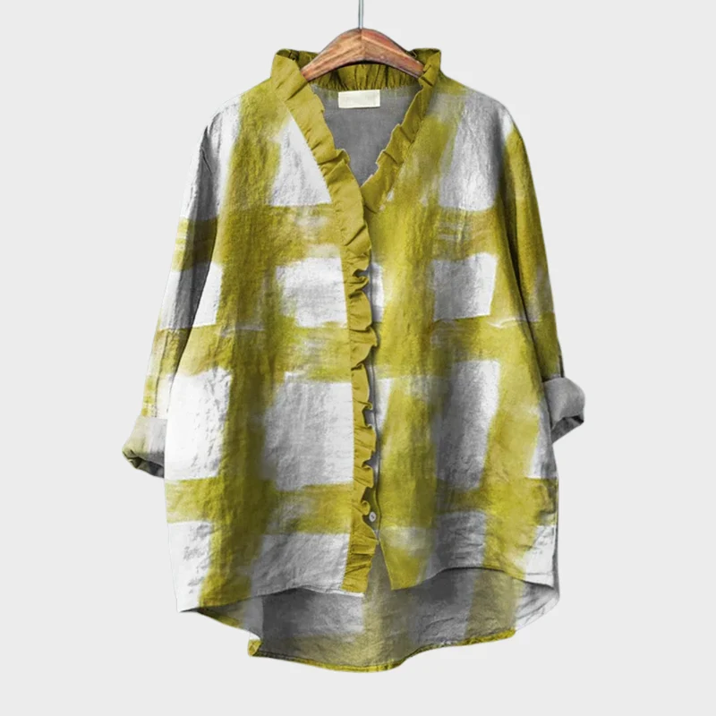 Stilvolle Bluse mit grafischem Muster