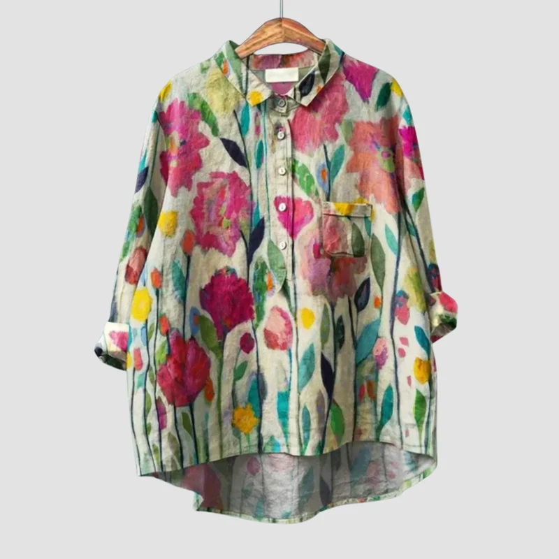 Victoire - Elegante Bluse mit Blumenmuster