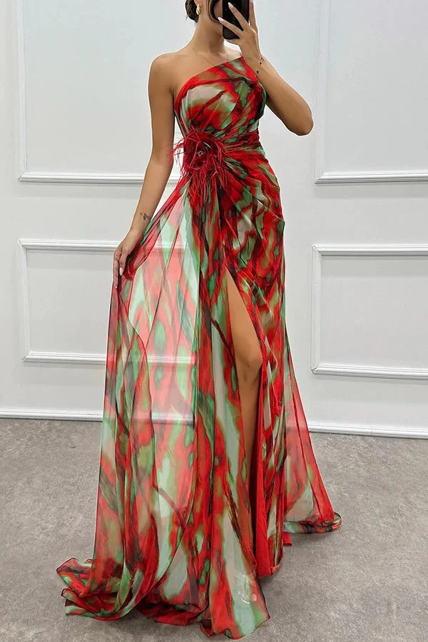 Mia™ - Lebendiges, Drapiertes Kleid