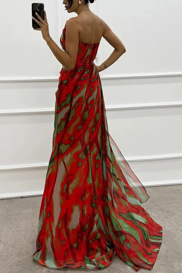 Mia™ - Lebendiges, Drapiertes Kleid