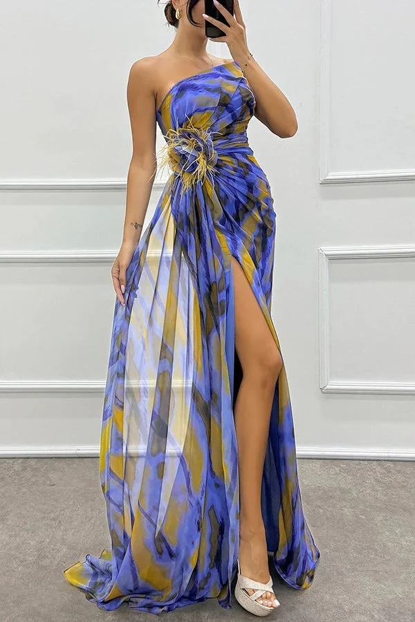 Mia™ - Lebendiges, Drapiertes Kleid