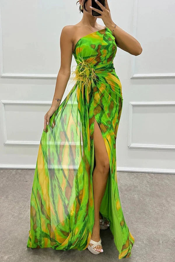 Mia™ - Lebendiges, Drapiertes Kleid