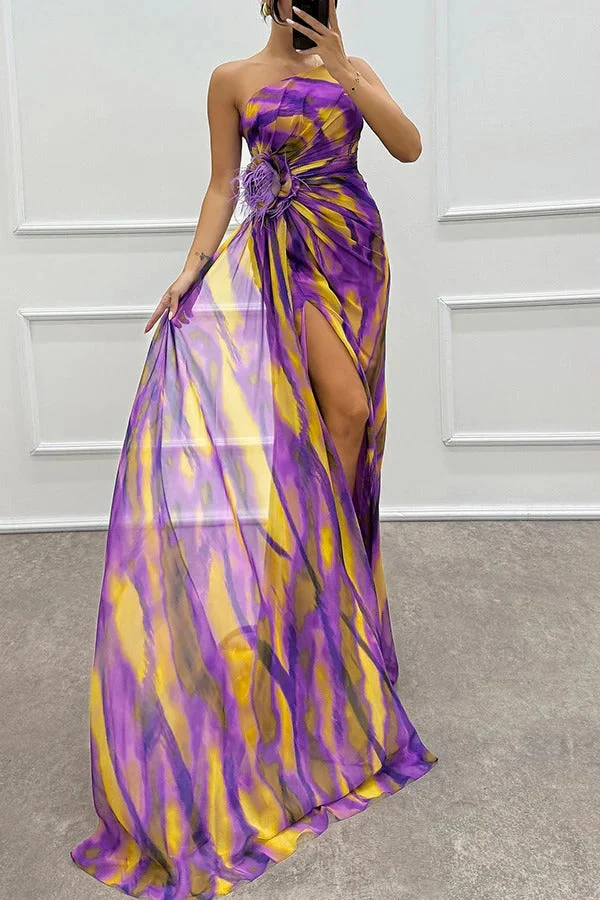 Mia™ - Lebendiges, Drapiertes Kleid