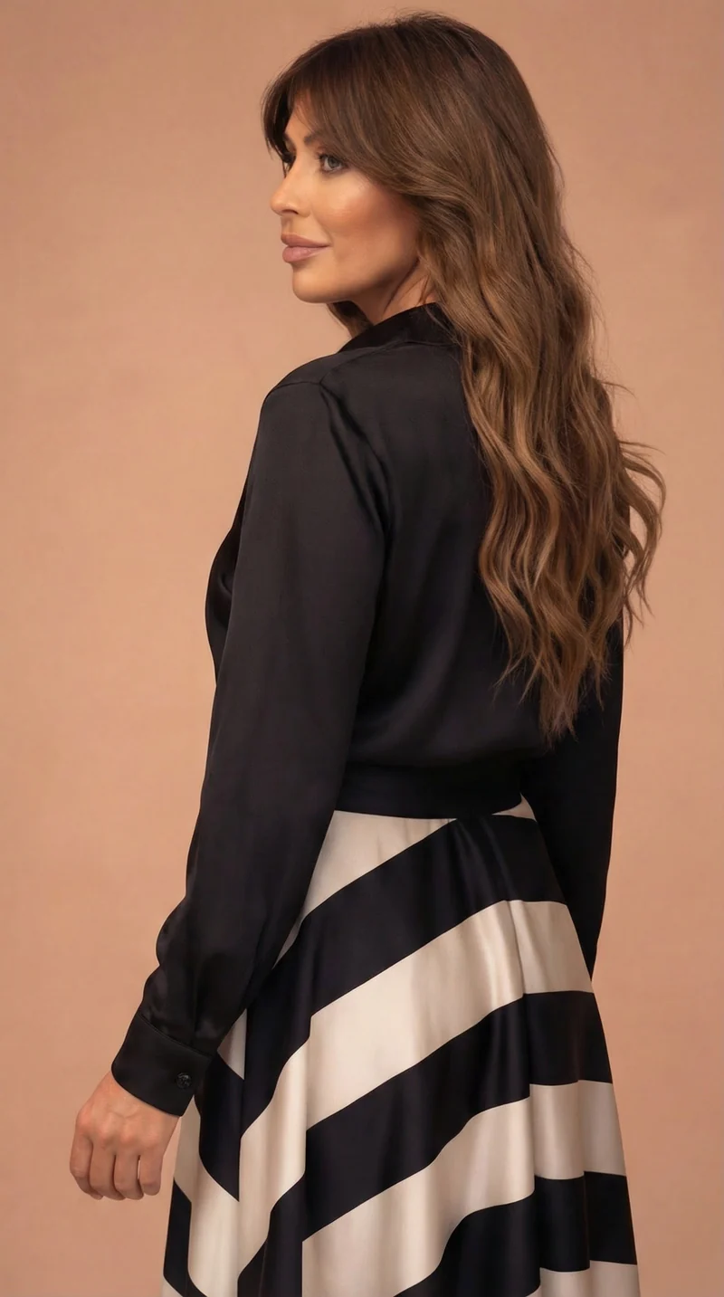 Mila™ - Gestreiftes Maxikleid