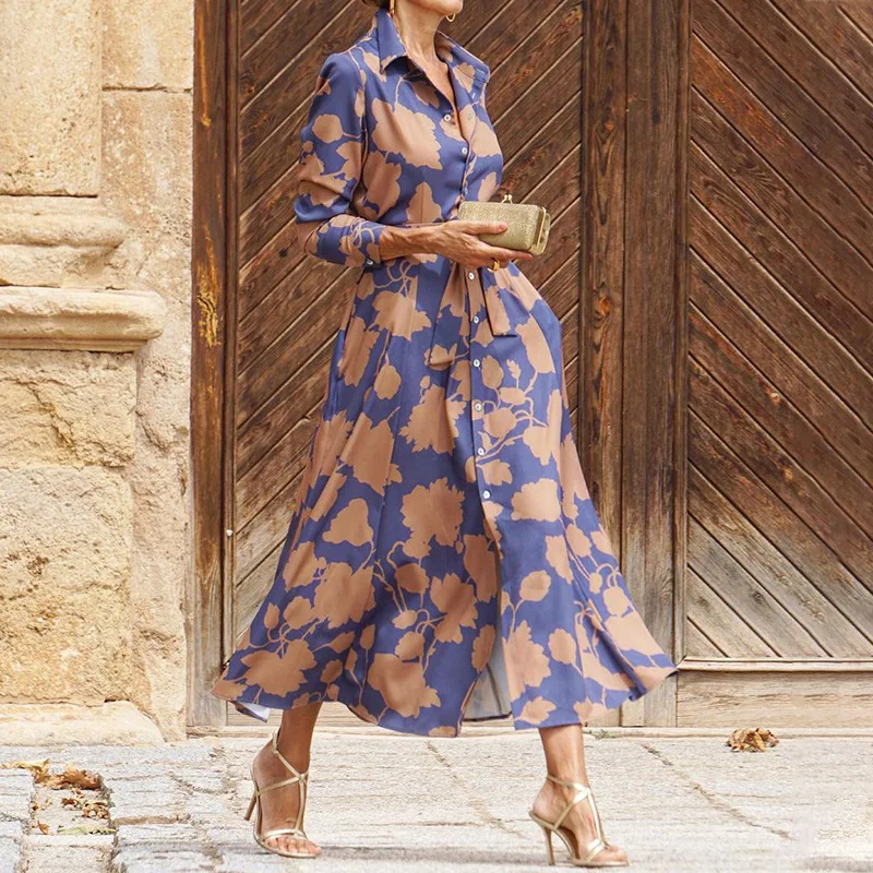 Lynn™ - Elegantes V-Ausschnitt Kleid für Frauen