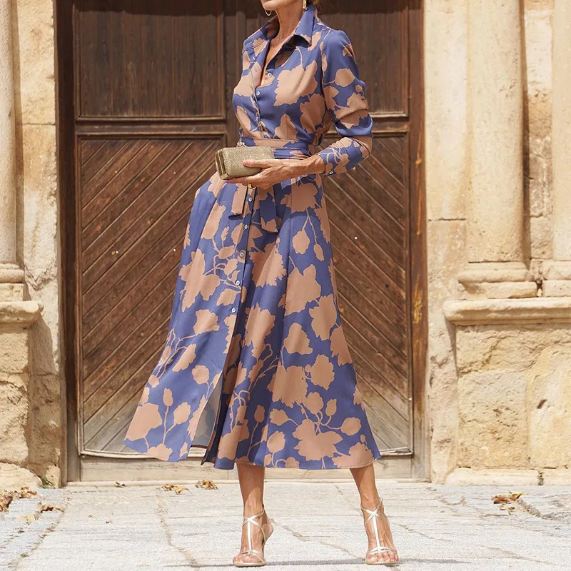Lynn™ - Elegantes V-Ausschnitt Kleid für Frauen
