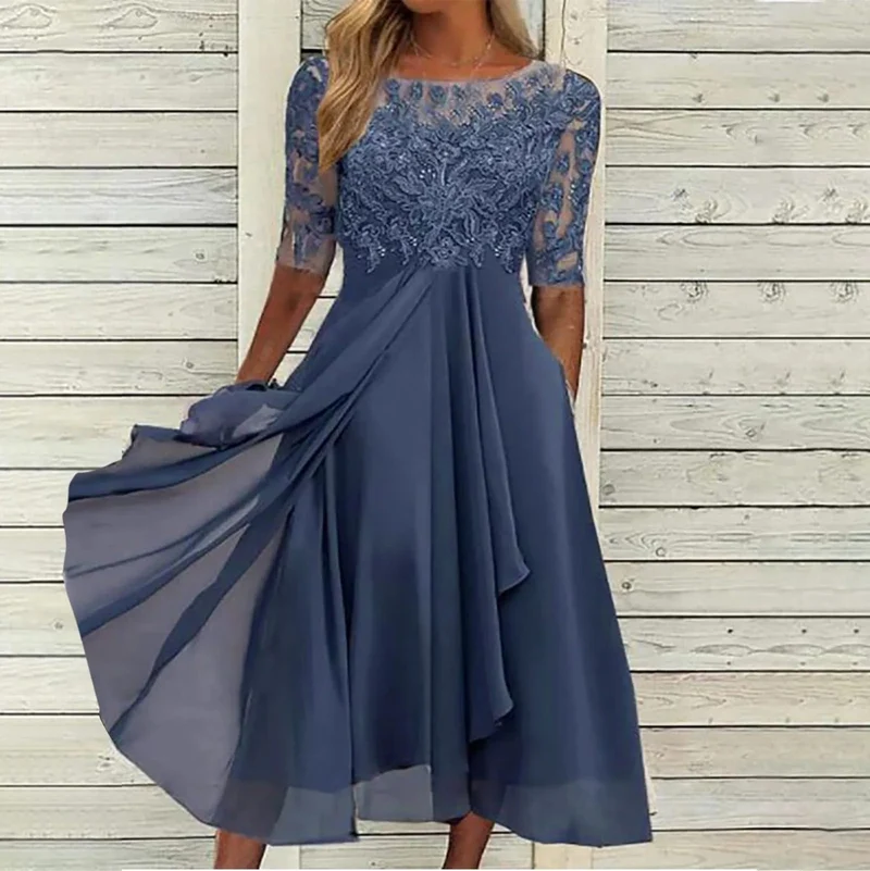 Harper™ - Elegantes Midikleid aus Spitze