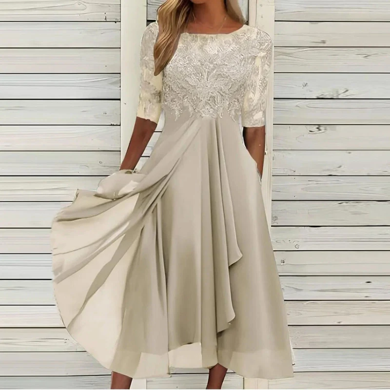Harper™ - Elegantes Midikleid aus Spitze